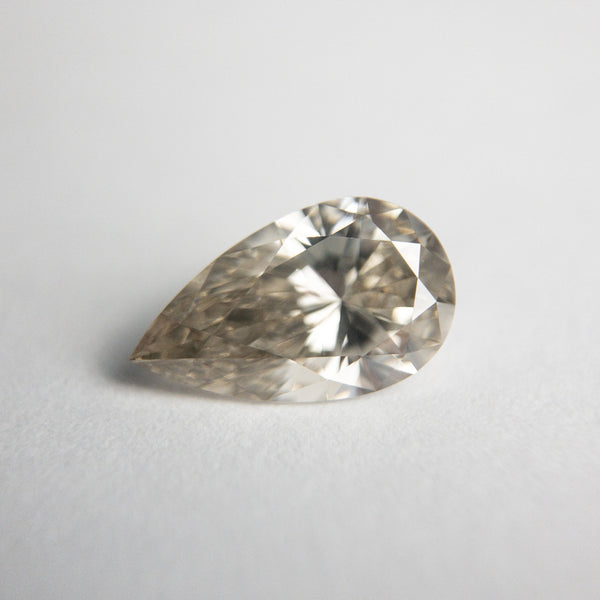 1.01ct 9.24x5.51x3.42mm Champagne Pear Brilliant 18145-01 - Misfit Diamonds