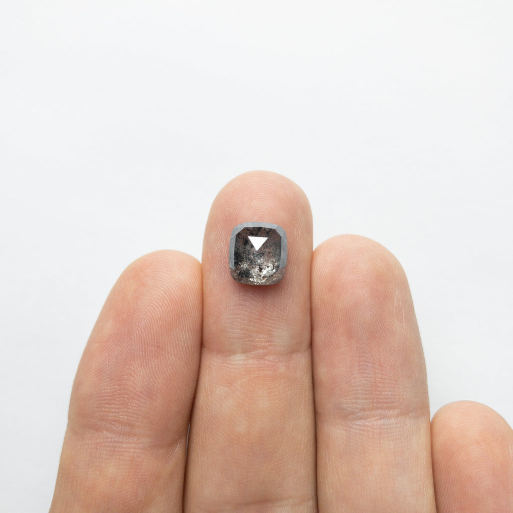 3.54ct 9.00x8.30x4.83mm Cushion Double Cut 18184-01 - Misfit Diamonds