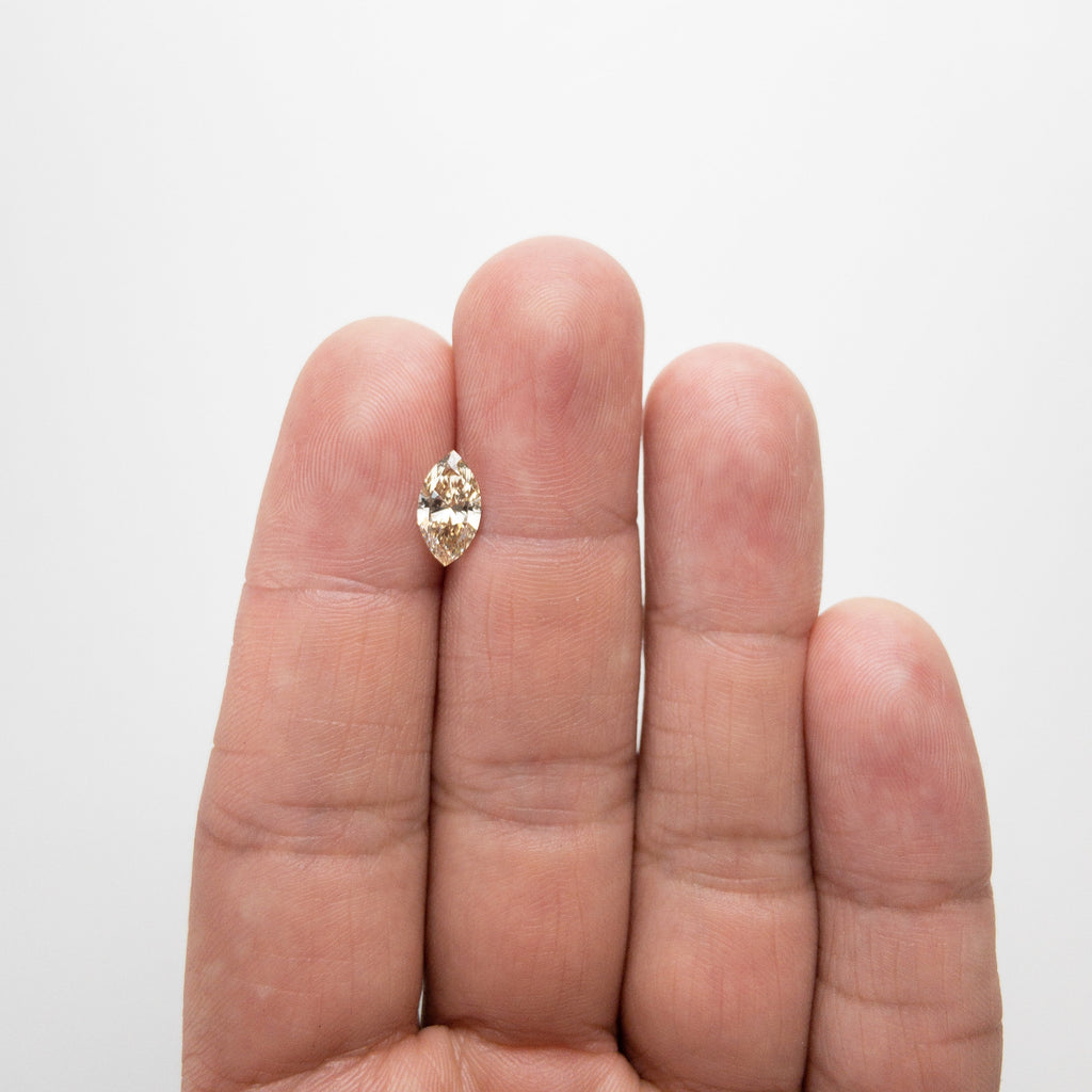 1.02ct 10.28x5.56x3.26mm Marquise Brilliant 18244-08 - Misfit Diamonds