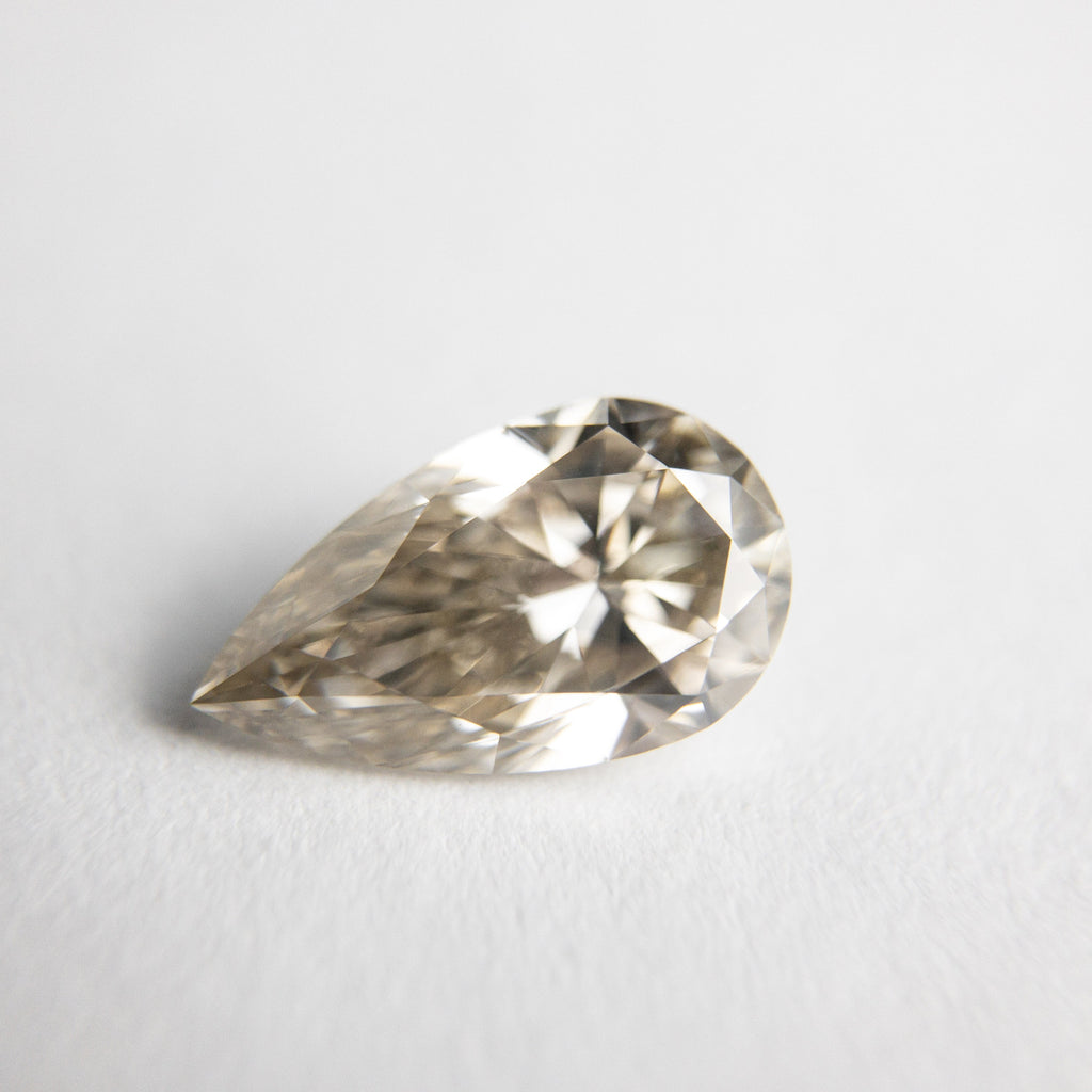 1.00ct 9.08x5.28x3.32mm Pear Brilliant 18257-02 - Misfit Diamonds