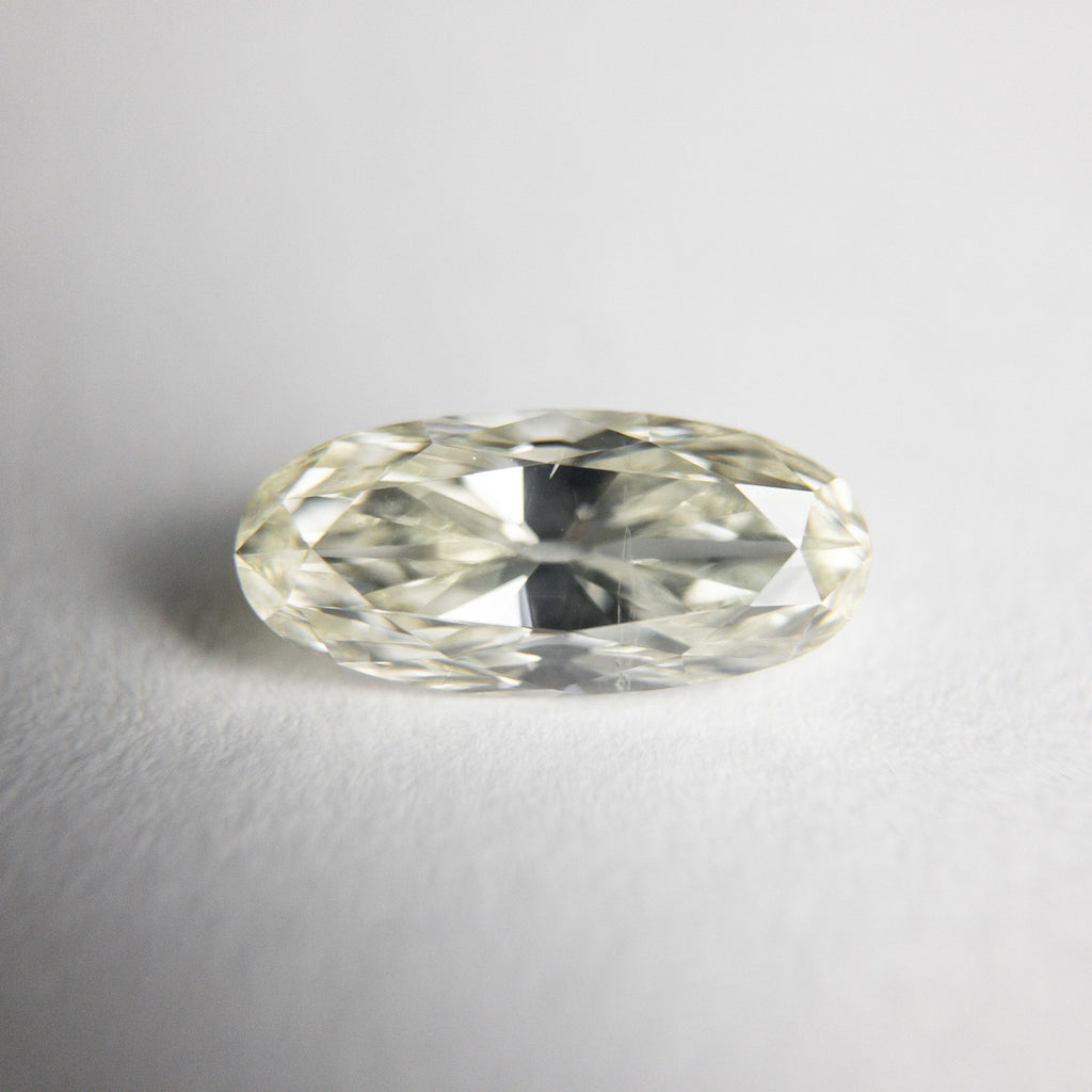 1.03ct 9.43x4.35x3.26mm SI2 K-L Moval Modern Antique Cut 18329-01 - Misfit Diamonds