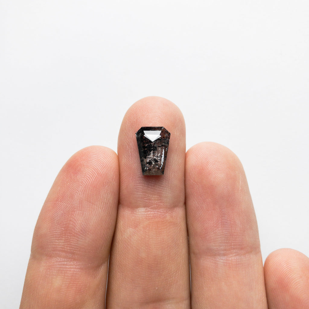 3.30ct 11.32x8.25x3.70mm Coffin Rosecut 18379-01 - Misfit Diamonds