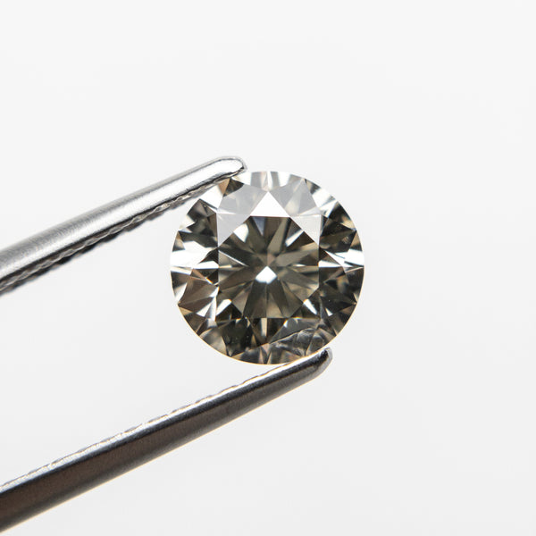 1.09ct 6.57x6.53x4.10mm VS Champagne Round Brilliant 18438-02 - Misfit Diamonds