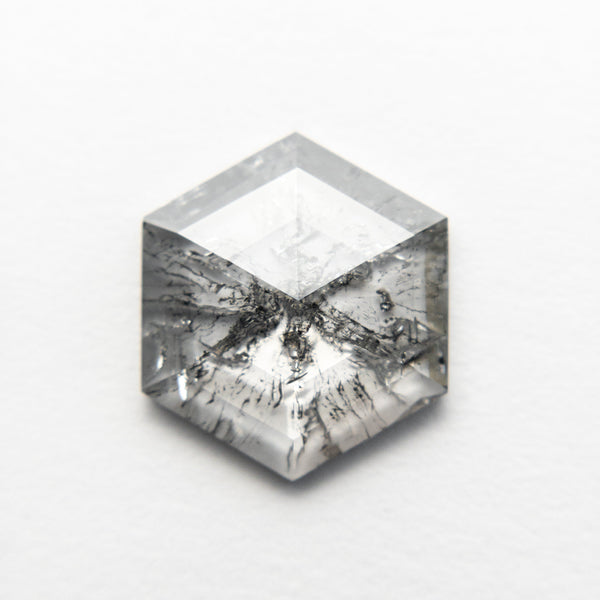 2.14ct 10.86x9.46x2.33mm Hexagon Rosecut 18507-01 - Misfit Diamonds