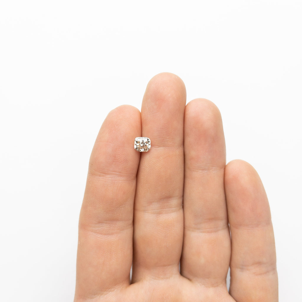 1.18ct 6.12x5.53x4.13mm SI1 Champagne Cushion Brilliant 18541-01 - Misfit Diamonds