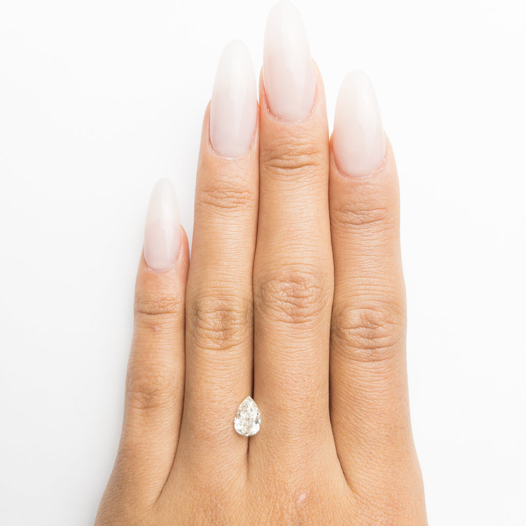 1.04ct 7.94x5.38x3.37mm Pear Brilliant 18709-06 - Misfit Diamonds