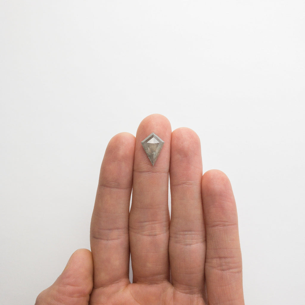 3.83ct 16.06x11.12x4.06mm Kite Rosecut 18793-07 - Misfit Diamonds