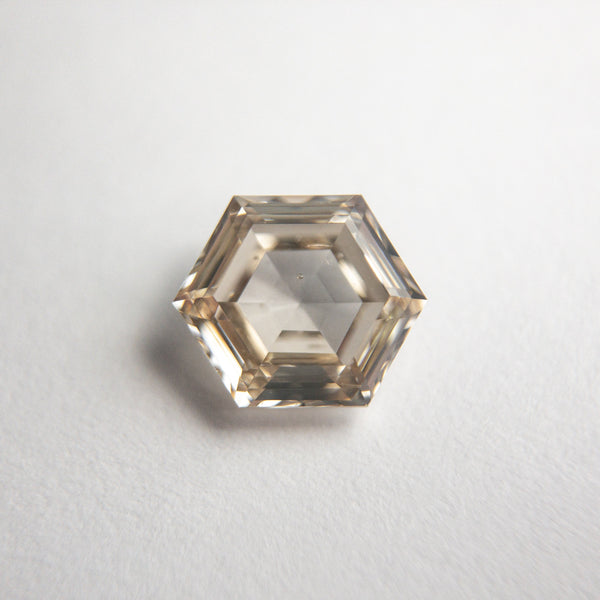 1.00ct 7.15x6.00x2.89mm Hexagon Rosecut 18804-01 - Misfit Diamonds
