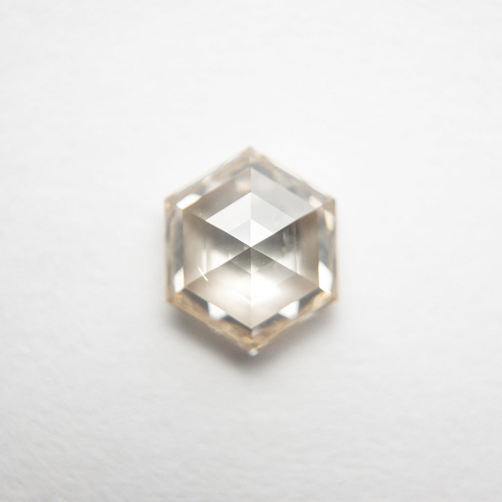 1.01ct 7.16x5.97x3.00mm  Hexagon Rosecut 18804-02 - Misfit Diamonds