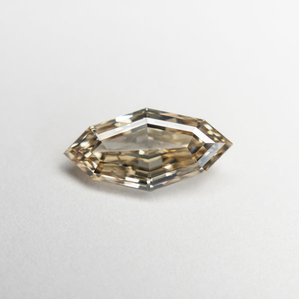 1.08ct 10.49x5.21x2.84mm SI1 Champagne Step Cut Marquise 18839-03 - Misfit Diamonds