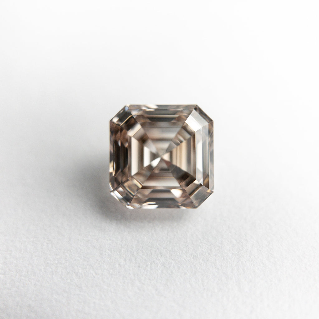 1.18ct 5.81x5.81x3.71mm VVS Champagne Cut Corner Square Step Cut 19045-01 - Misfit Diamonds